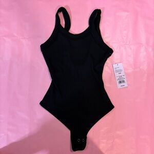 NEW Wild Fable Ribbed Black Bodysuit